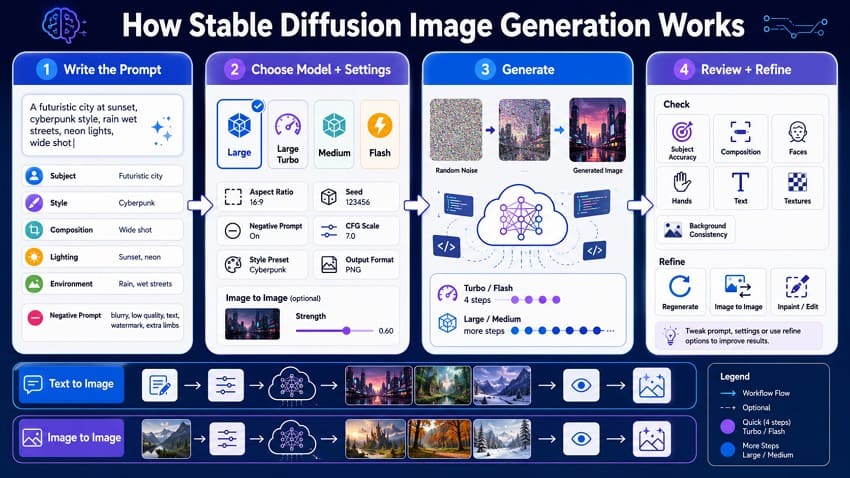 how stable diffusion generation works